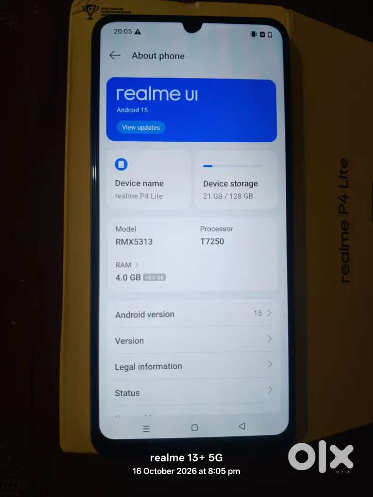 Realme P4 Lite মেডিকেল প্ৰব্লেম