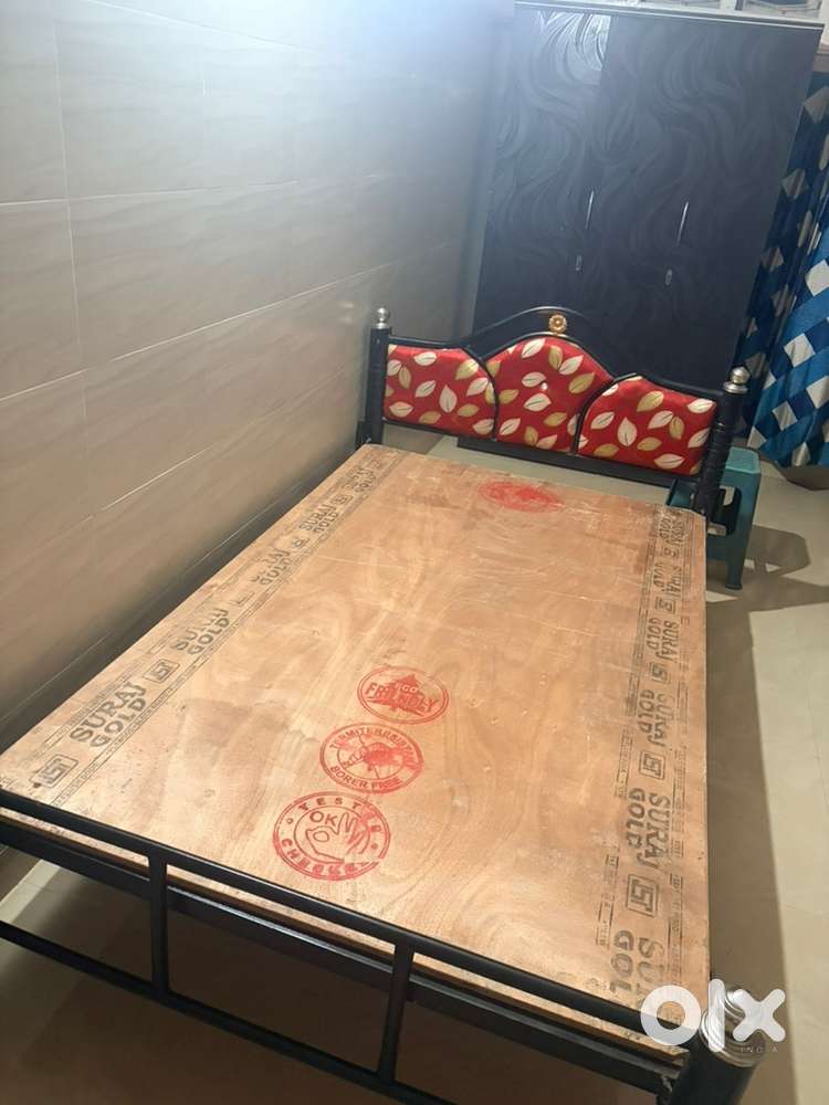 Steel bed comfortable for two person