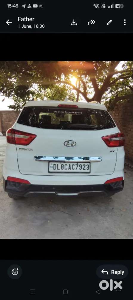 Hyundai Creta Facelift 2016 Petrol Good Condition