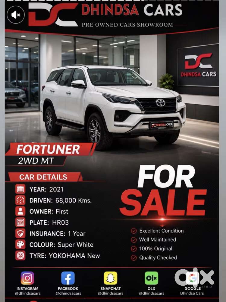 Toyota Fortuner Sigma 4 At Diesel, 2018, Diesel