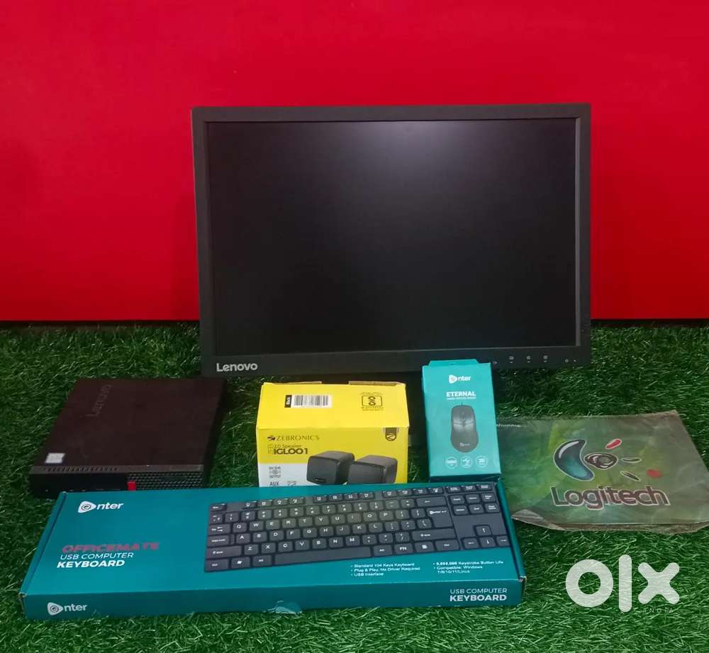 Tiny cpu with 20 inch monitor