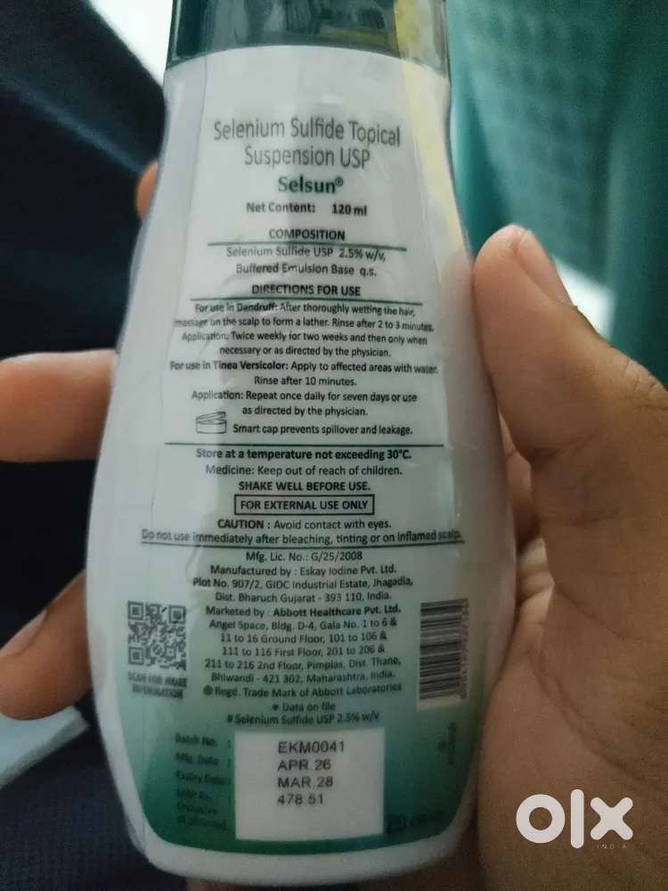 Selsun Suspension Anti Dandruff Shampoo | Hair Care