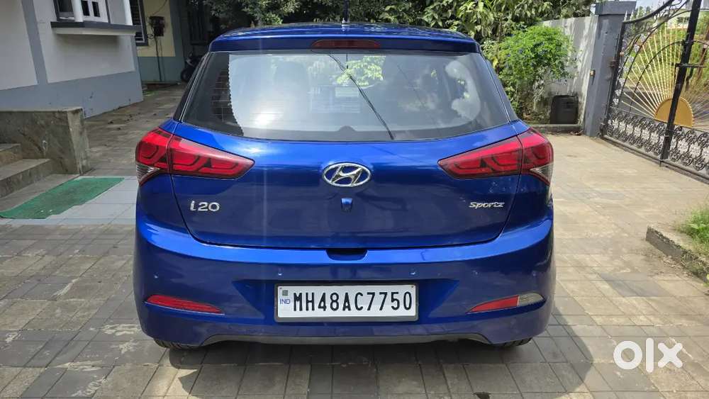 2015 Hyundai Elite I20 1.2 Sportz Petrol Manual Blue