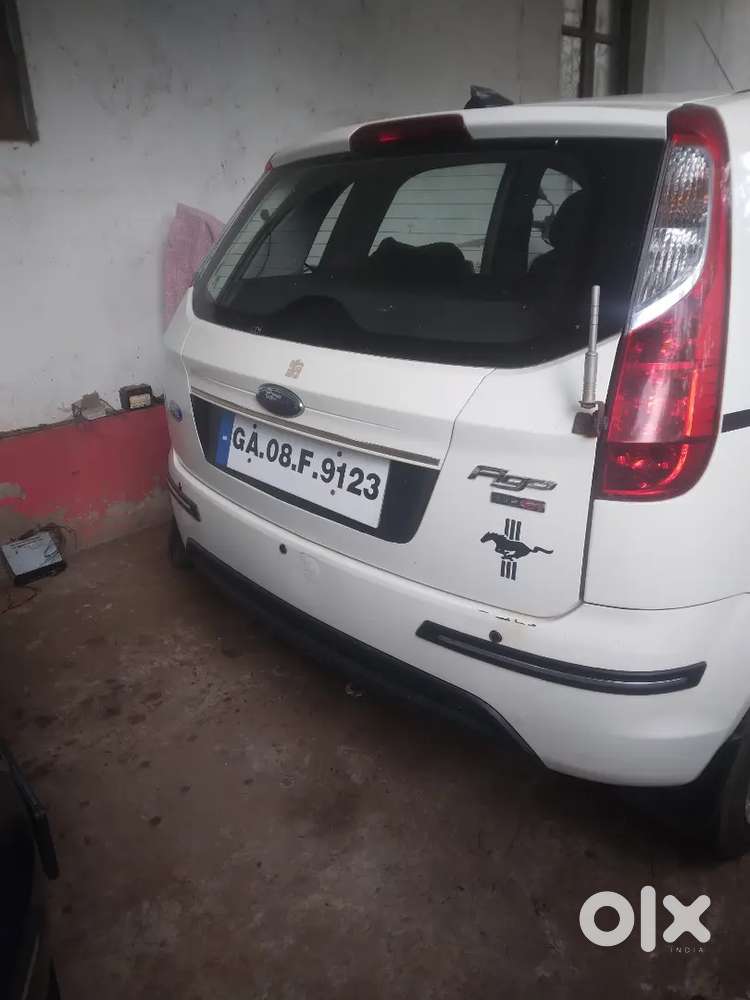 White Ford Figo