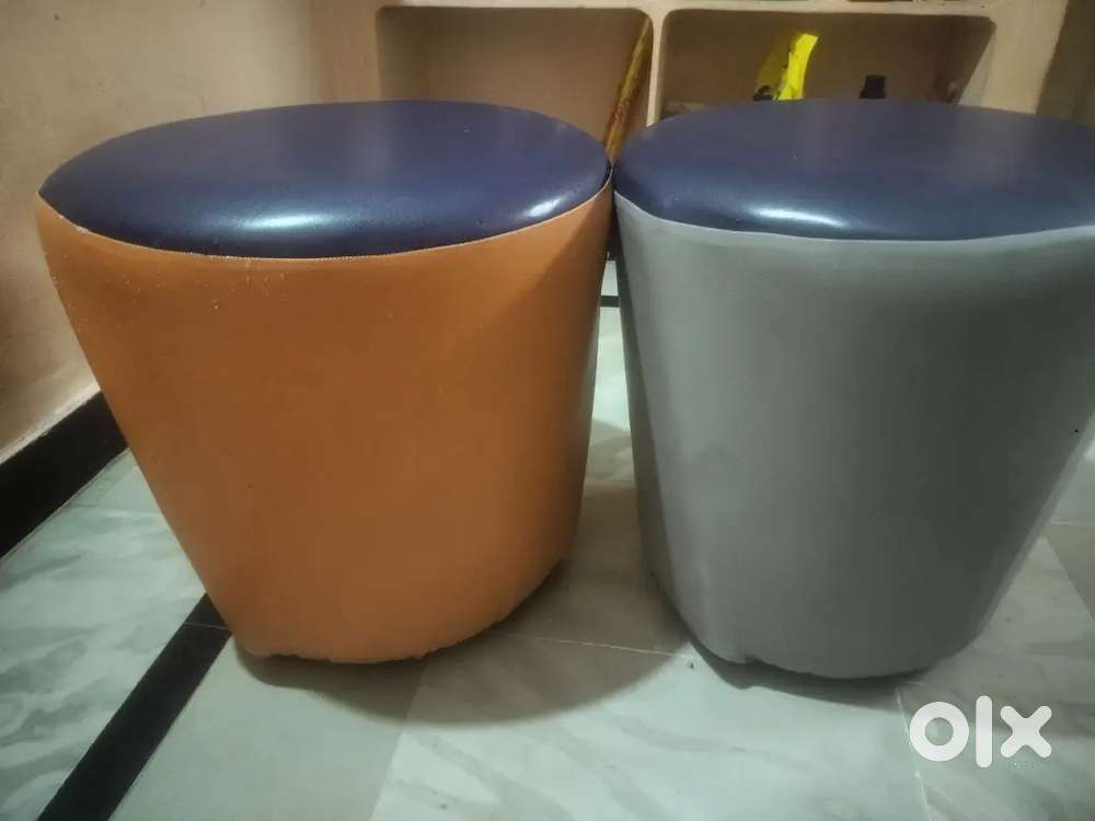 2,ROUND CUSHION STOOLS FOR SALE
