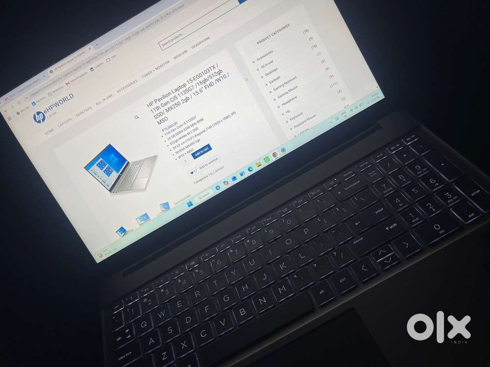 HP pavilion Laptop 15-eg intel core i5 11th gen