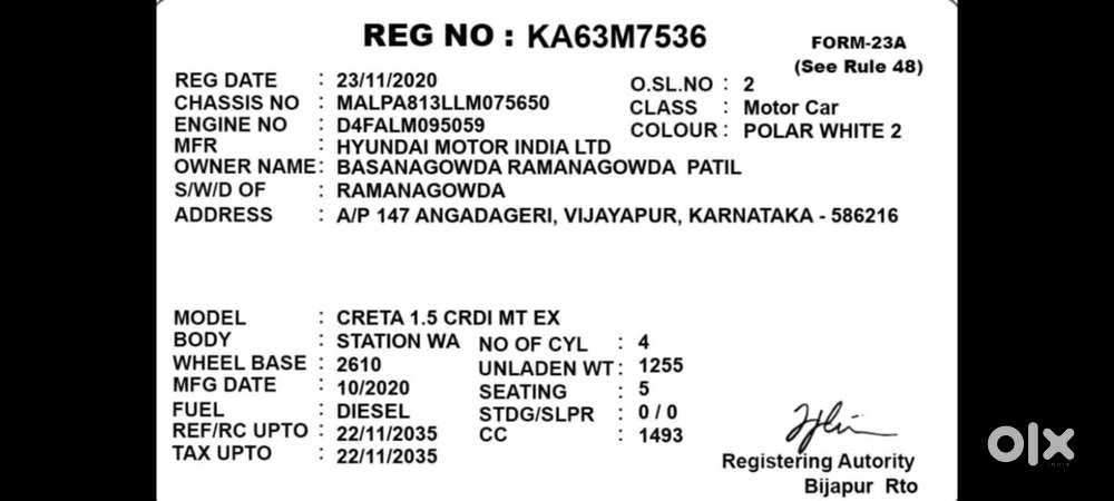Hyundai Creta 1.5 Crdi Sx, 2020, Diesel