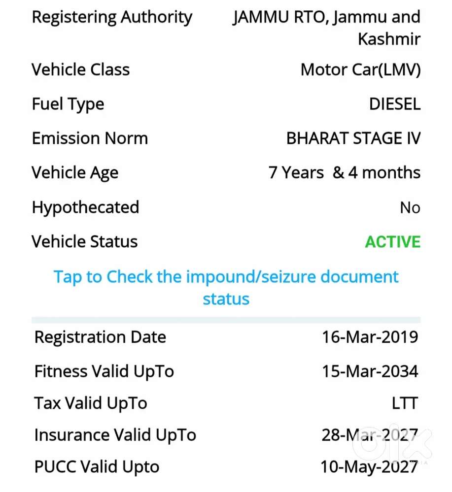 Mahindra Scorpio S11 2019 Diesel 71000 Km