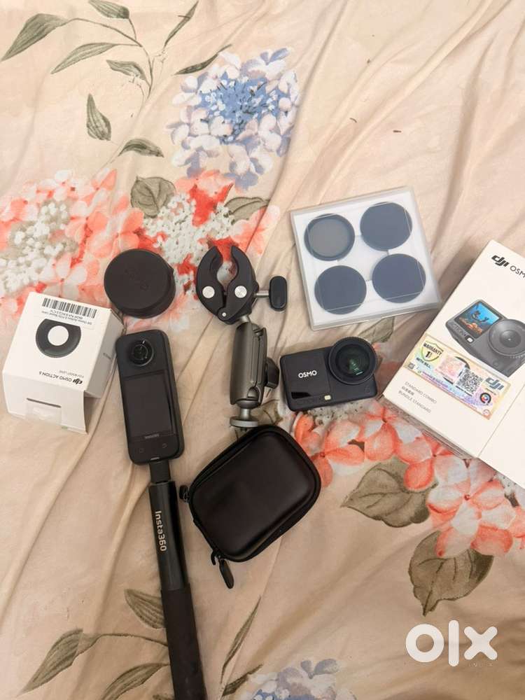 Dji osmo action 6 and insta 360 x3 both for sale