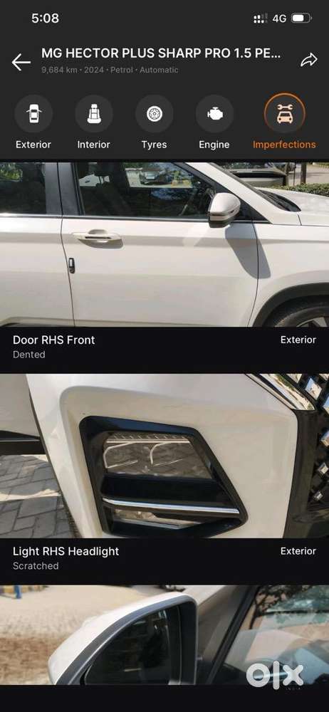 Mg Hector Plus 2024 Petrol 9200 Km Driven