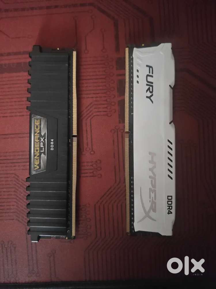DDR 4 RAM 8GB VENGEANCE AND HYPER X