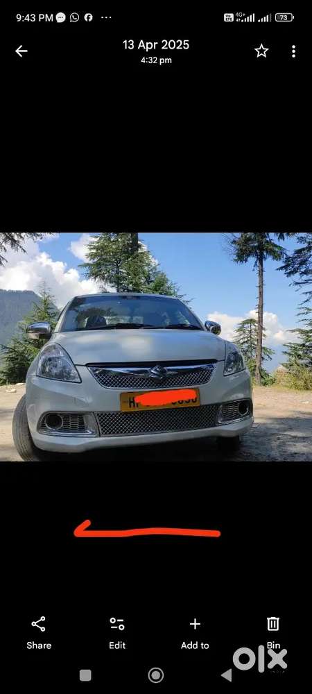 Maruti Suzuki Swift Dzire Tour 2019 Petrol Good Condition