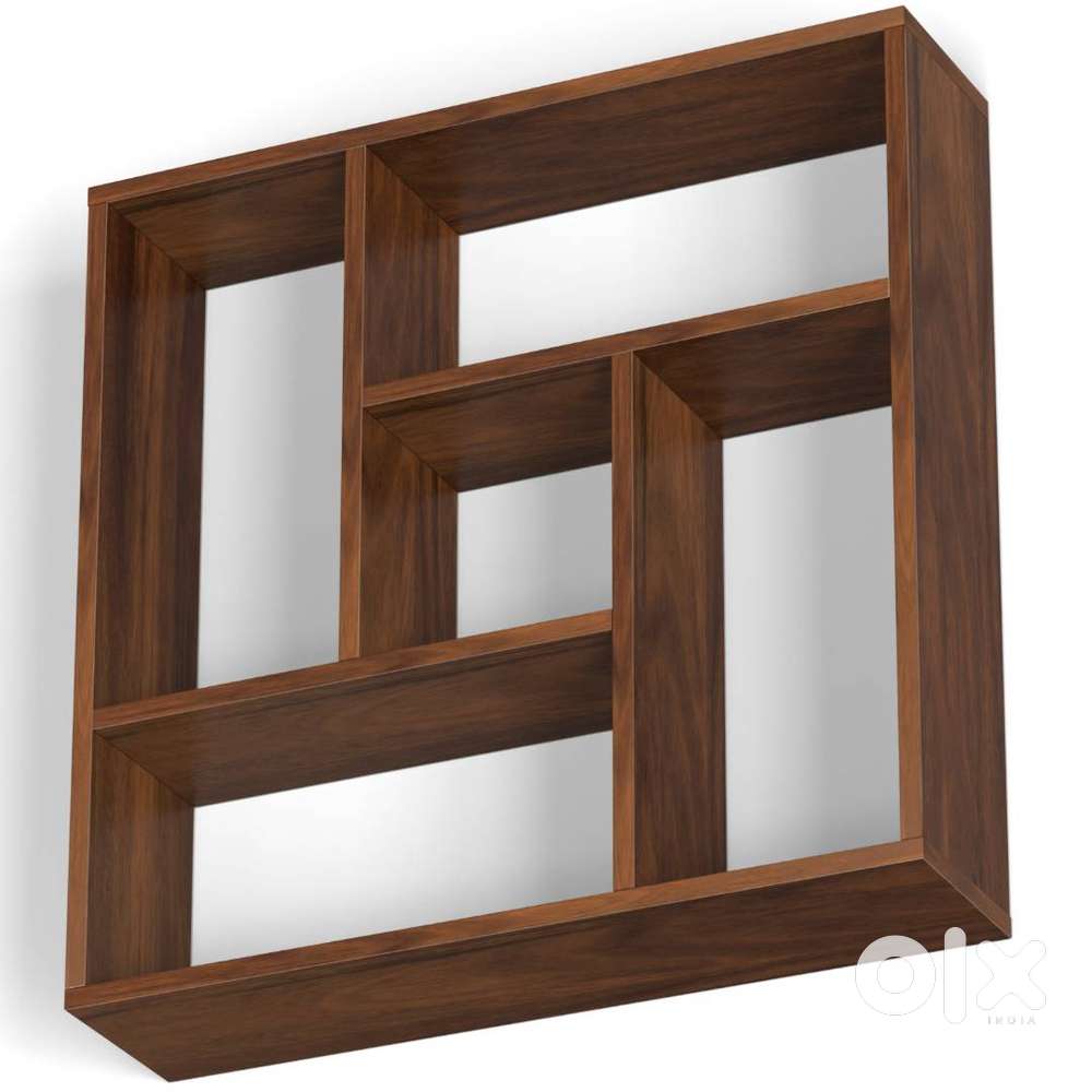 Javis Engineered Wood Wall Decor Floating Shelf Display Rack