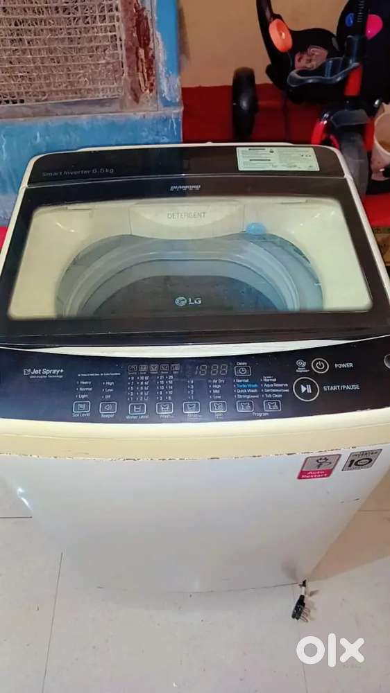 Lg front load washing machine new condition