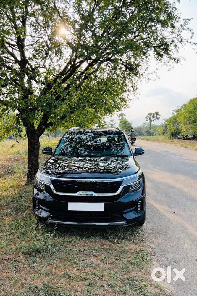 2021 Kia Seltos Htx Diesel Black  Fancy Number 7000  Single Owner