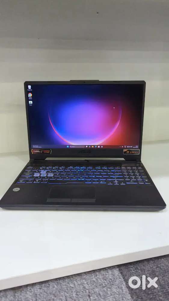 Asus Tuf Gaming A15 laptop/AMD Ryzen7/4th gen 8/512GB RTX3050/4GB Grph
