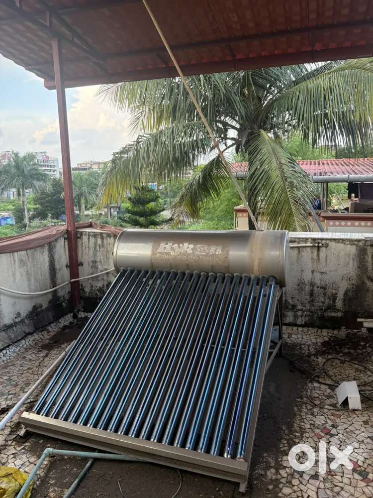 Solar awater Heater-2nos SS Tank- Capacity 300 Ltr
Make - 2012