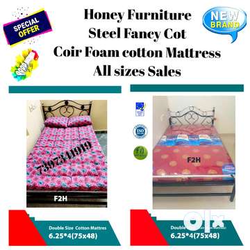 49988 Steel fancy Cot Bed mattress all sizes sales RTG Beds