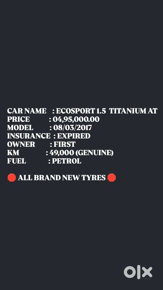 Ford Ecosport 1.5 Ti Vct At Titanium, 2017, Petrol