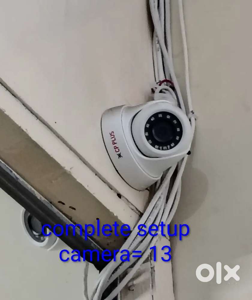 12 CCTV cameras + dvr complete setup