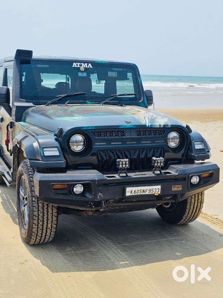 Mahindra Thar 2022 Aquagreen