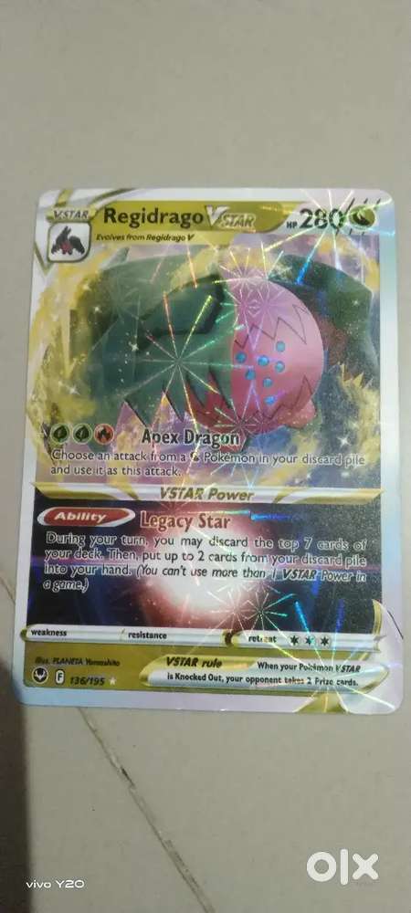 VSTAR REGIDRAGO POKEMON CARD. (LEGENDARY). ONLY FOR 4,000RS - Other Hobbies  in undefined, - 1842623731