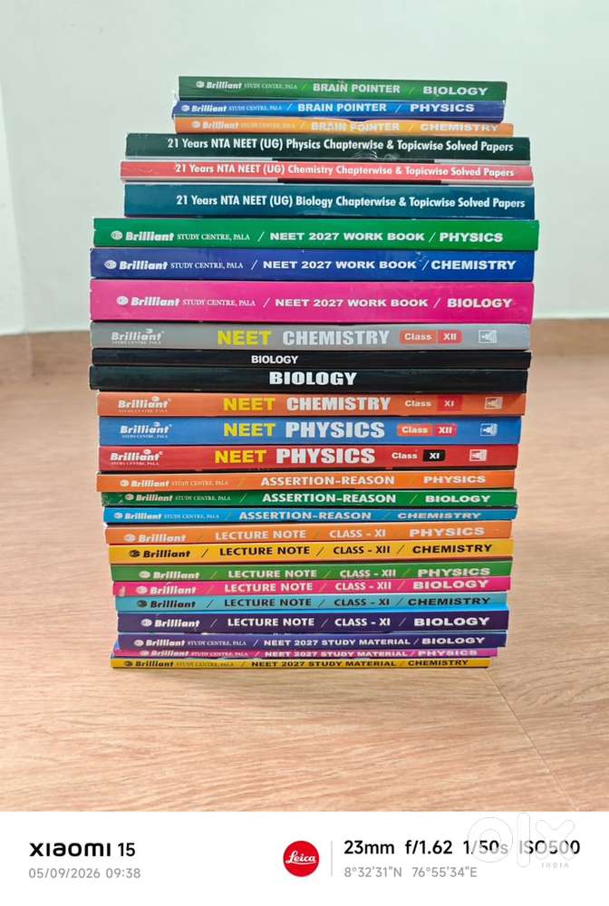 Neet repeater unused books for batch 2026-27