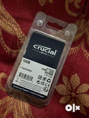 Crucial 16GB DDR4 3200MHz CL22 DDR4 16 GB Laptop (CT16G4SFS832A) - Crucial  