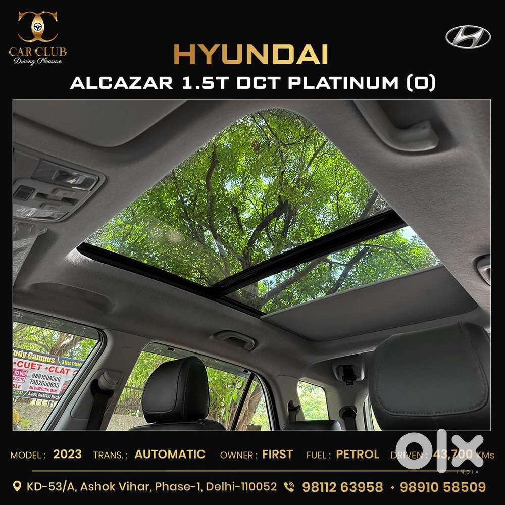 Hyundai Alcazar Platinum (o) 7 Str 1.5 Petrol Dct, 2023, Petrol