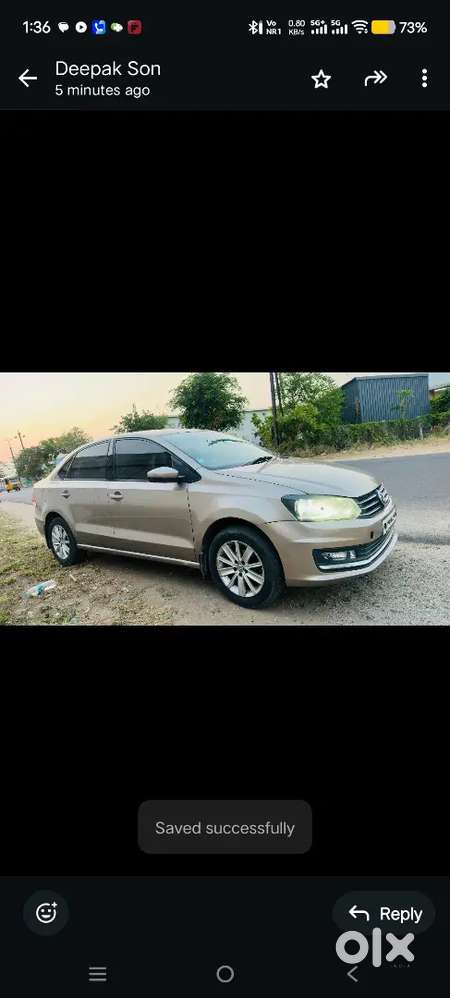 Volkswagen Vento 2015 Petrol Good Condition