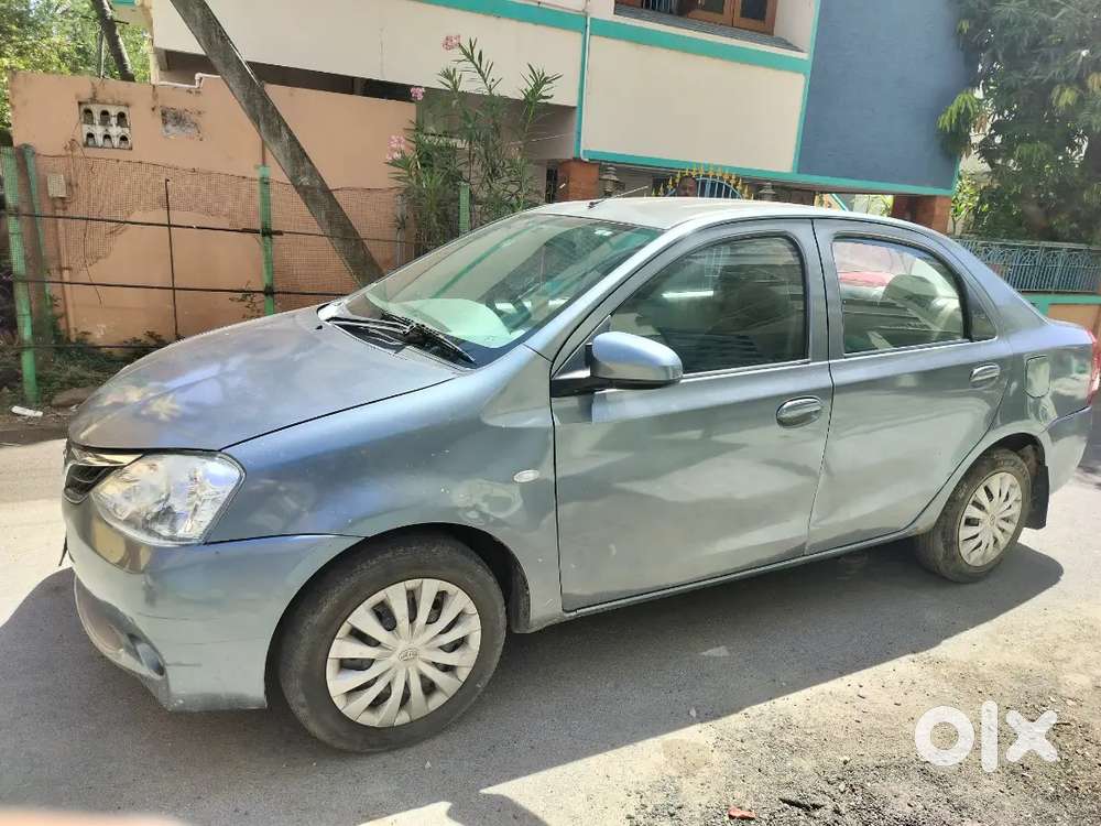 Toyota Etios Gd Diesel In Good Condition  Grey Color White Board Car
