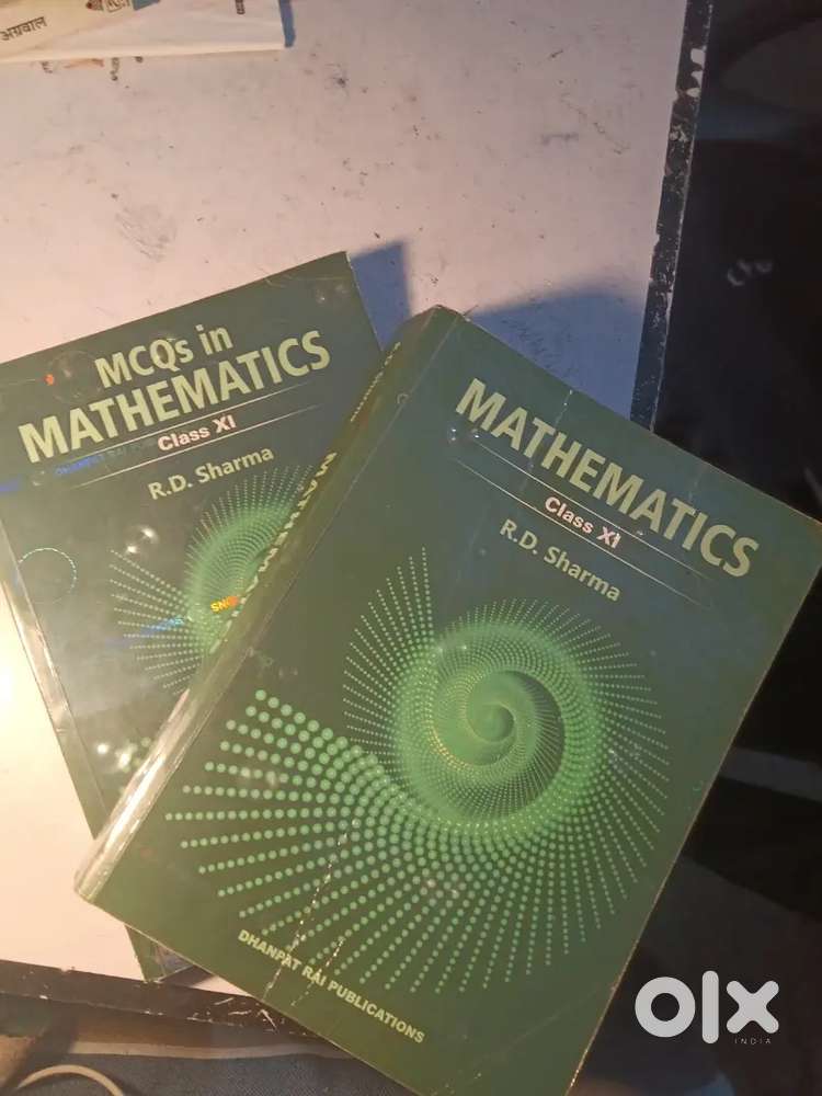 RD Sharma book+MCQ book