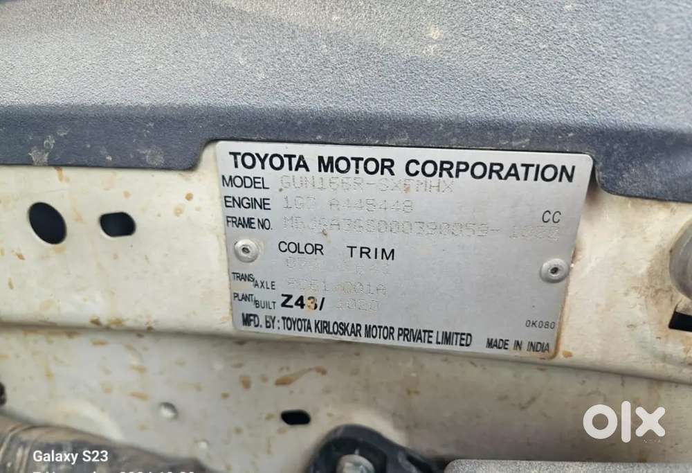 Single Handed Toyota Fortuner 2021 4x2 - Super Clean Condition