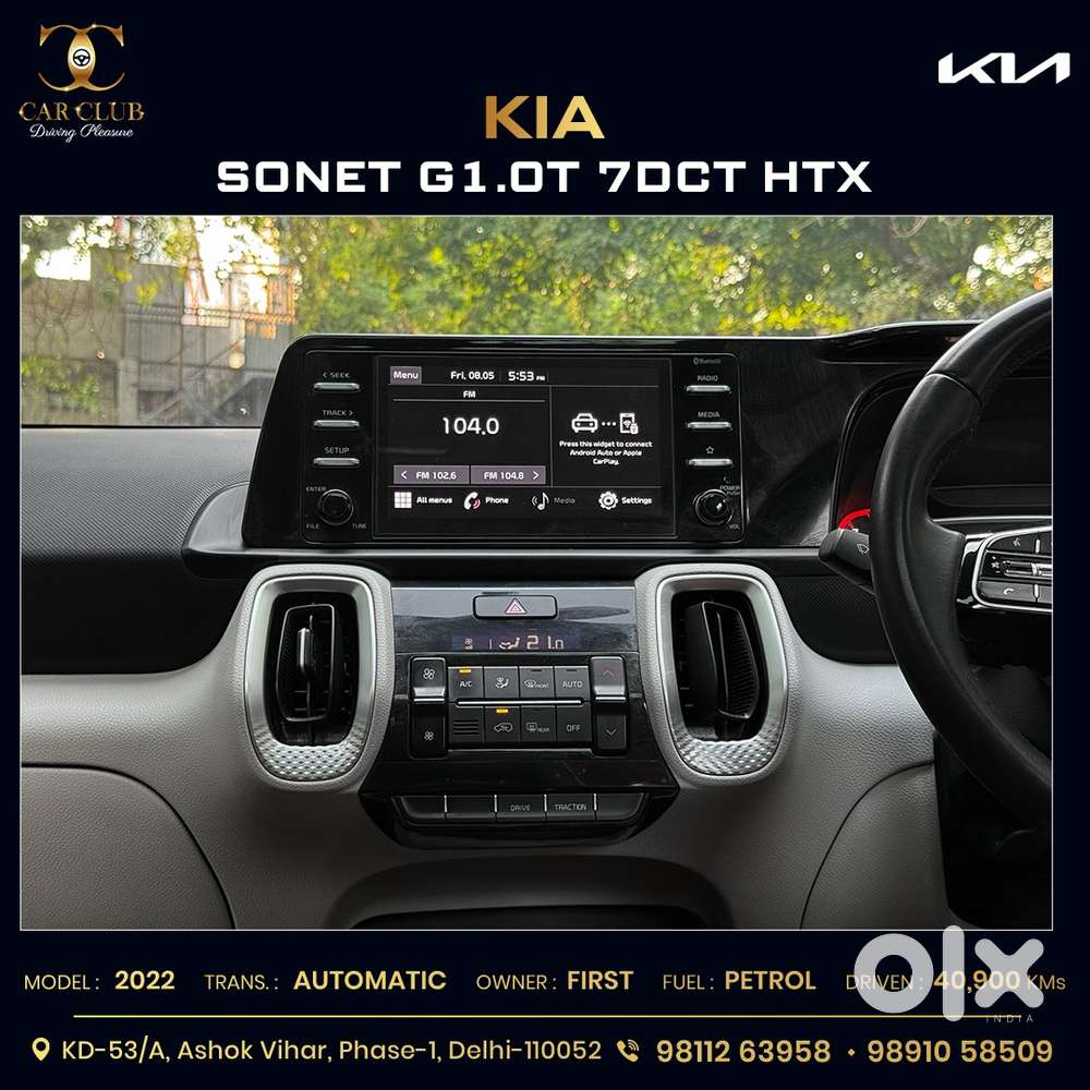 Kia Sonet 1.0 Htx Dct Anniversary Edition, 2022, Petrol