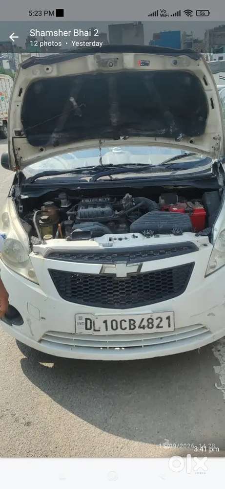 Chevrolet Beat Lpg 2012 Manual 50000 Km Driven