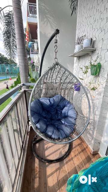 Swing chair with stand olx sale