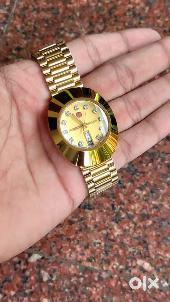 Rado DiaStar Original Swiss Watch – Gold Dial Men 1822407639