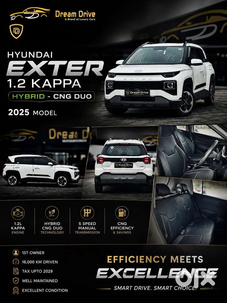 Hyundai Exter Sx (o) Connect 1.2 Amt, 2025, Cng & Hybrids