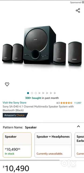 Sony best sale sa 40