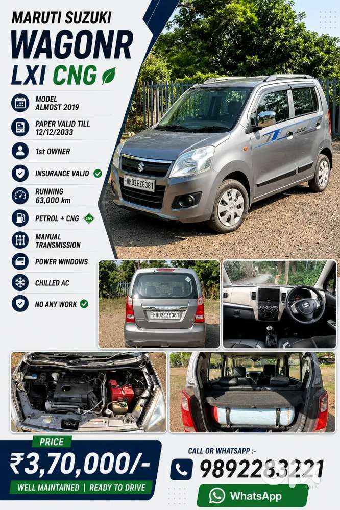 2019 Wagonr Cng  Single Owner  Excellent Condition