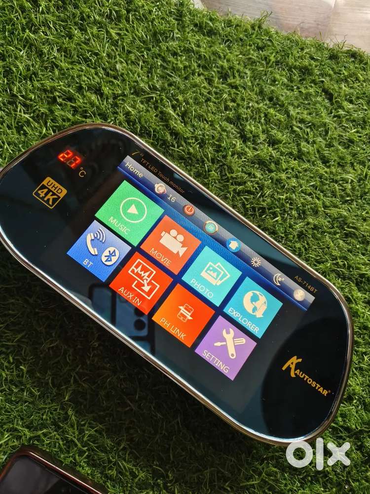 Car 7 Inch Touch Screen 4K Video Spotted, Mobail Mirror Link Sporting