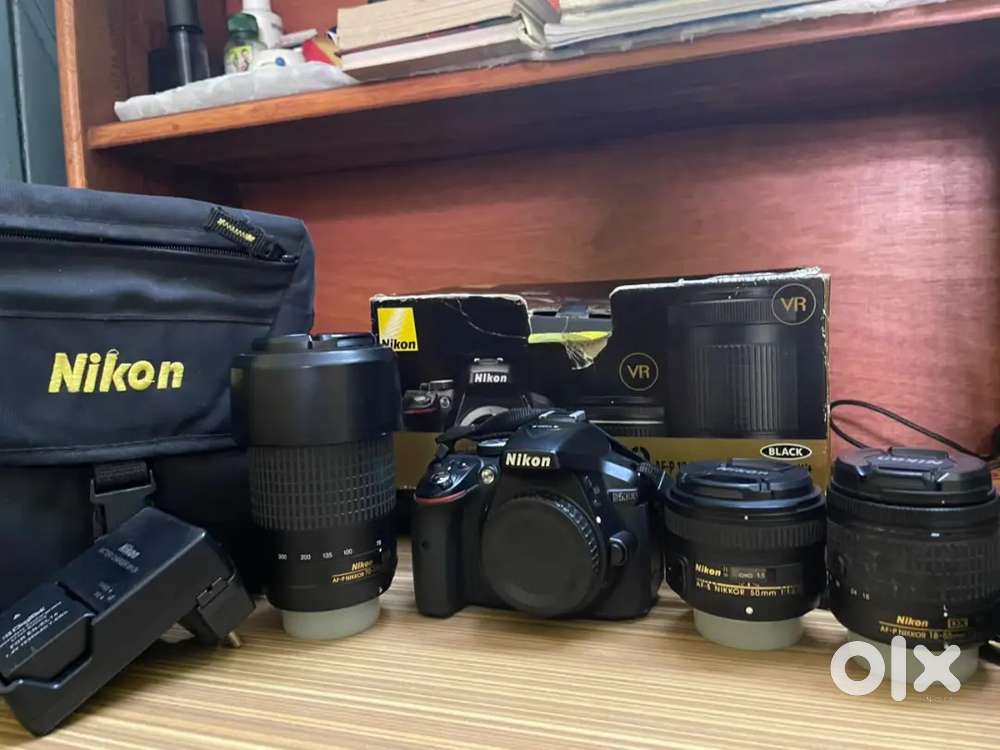 NIKON DSLR D5300 WITH 3 LENS