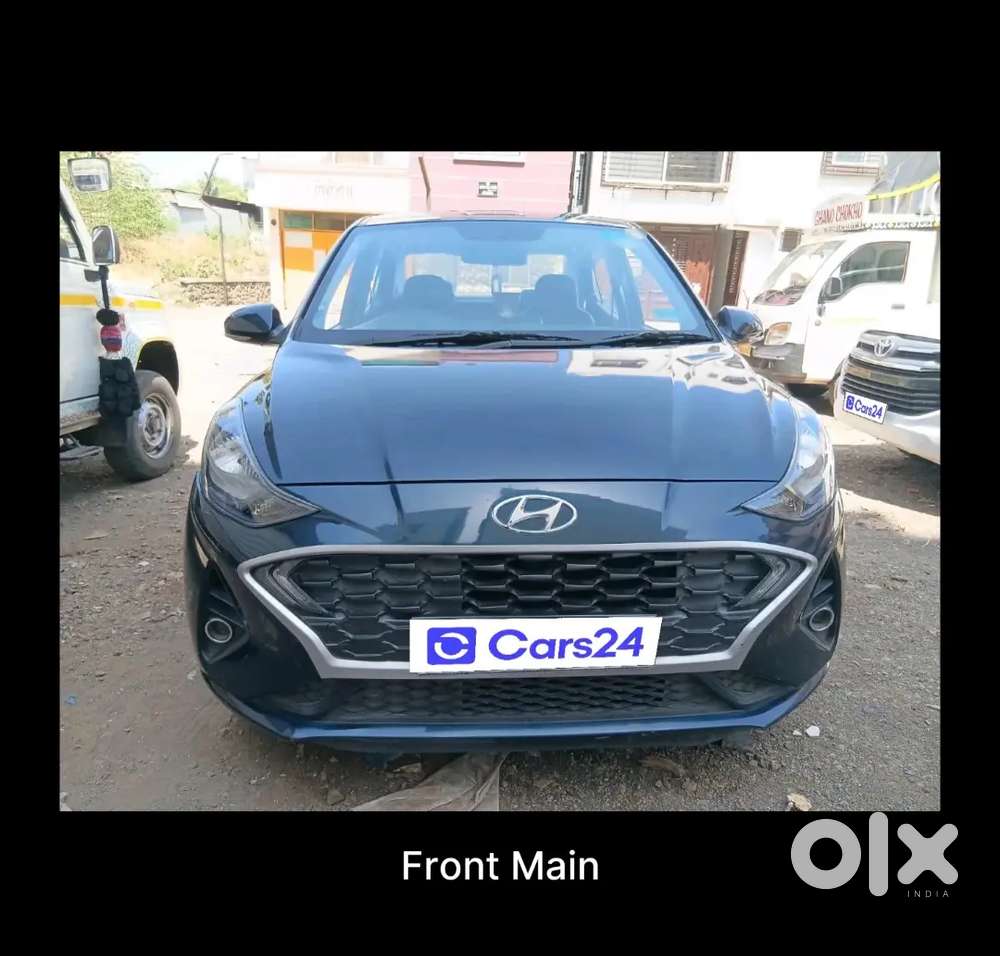 Hyundai Aura Sx Cng Aqua Teal Colour