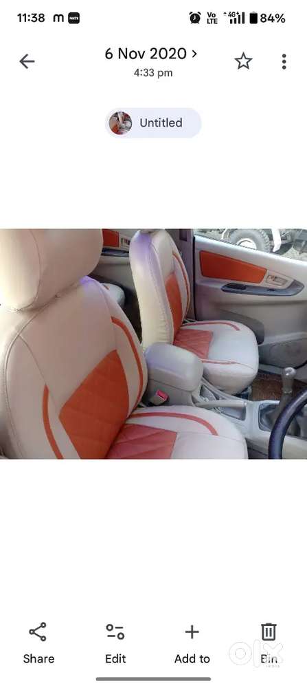 Toyota Innova 2.5 G2 2012 Diesel Manual