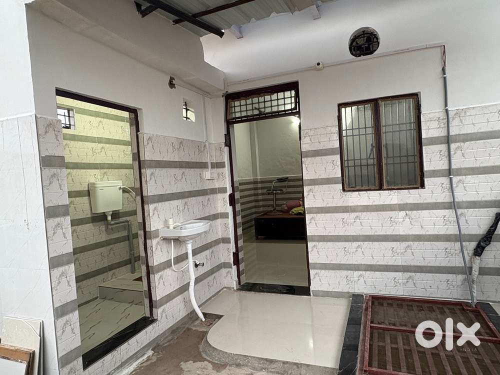 One room set with Lat-bath room inside kitchen in room