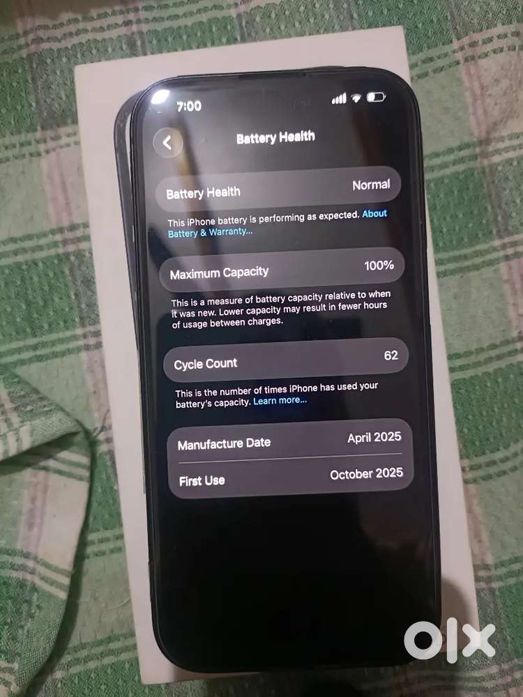iPhone 15 only box open - Mobile Phones in Ghurupur, Sarnath - 1830733310