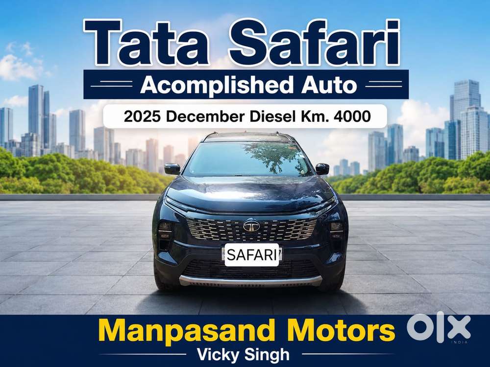 Tata Safari Adventure Plus Dark Edition At, 2025, Diesel