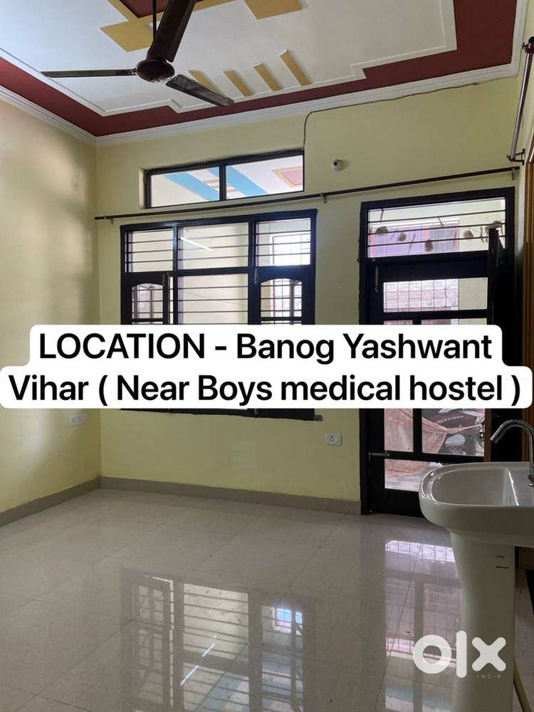 Two room set with parking for rent in Banog Near boys medical hostel.