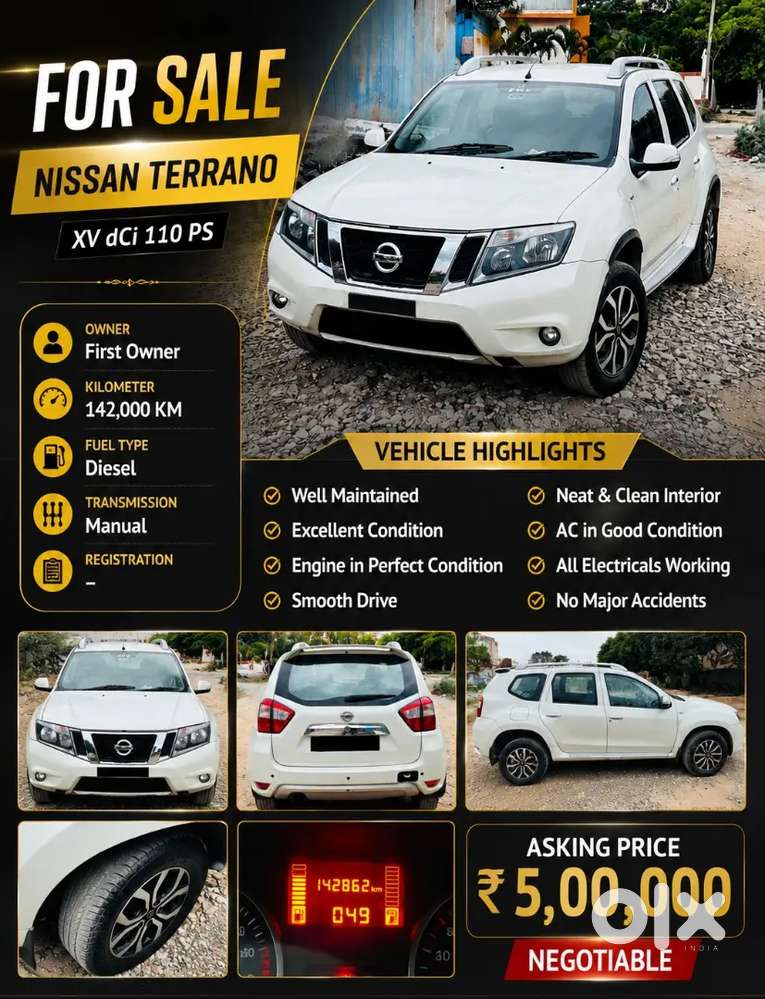 Nissan Terrano Diesel Manual 2015