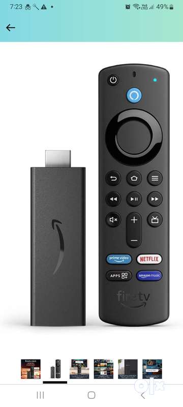 Fire TV Stick (3rd Gen) with Alexa Voice Remote (includes TV  controls) - 2021 Release